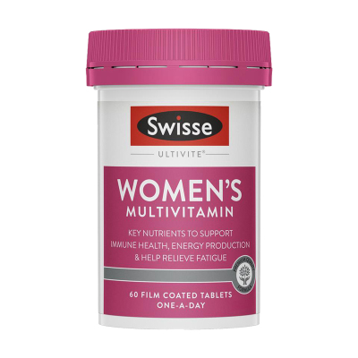 澳洲 Swisse 女士综合复合 维生素 片剂 60片 1瓶装 多维植物精华营养 澳大利亚进口