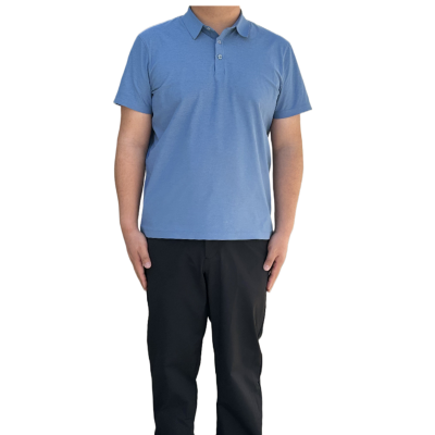 尚诺雅蓝色翻领工作套装SNYF335套