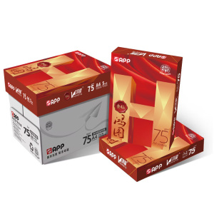APP 金光金标鸿图打印纸75克A4-8包装(整箱4000张)复印纸