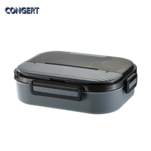 CONGERT 便当盒 四格+餐具+碗 套