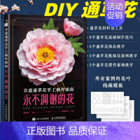 单本(无签名) [正版]非遗通草花手工制作指南 永不凋谢的花 通草纸创意手工DIY基础制作技巧饰品摆件花瓶插画教学案例书