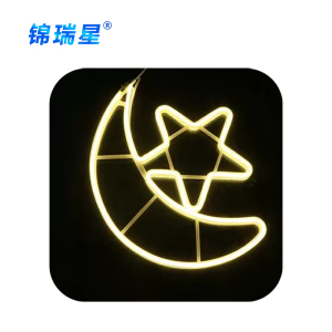 锦瑞星装饰户外彩灯防水48cm星月灯/个
