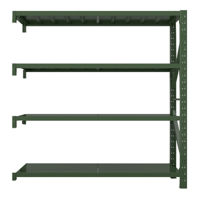 鑫升顺消防铁锹镐农具摆放架安保装备器材存放架绿色货架存放架中型-副架