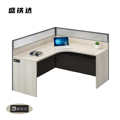 盛铁达 L型单人位屏风办公位1200*1400*1100mm STD-XTGW34 套