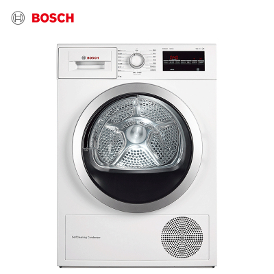 博世(BOSCH) WTW875601W 9公斤 烘干机 热泵干衣机 原装进口 婴幼除菌烘 智控烘干 低温护衣