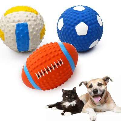 宠物用品狗狗泰迪小狗法耐幼犬金毛大中小型犬训练磨牙耐咬发声玩具球