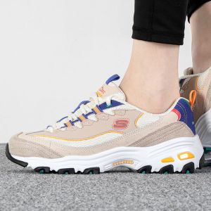 Skechers/斯凯奇女鞋新款熊猫鞋轻质缓震耐磨运动休闲鞋11947-NTMT ZP