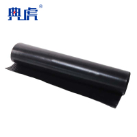 典虎 绝缘胶皮 黑色条纹3mm*1.2m*10m 6kv 卷