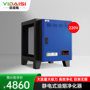 意黛斯 商用油烟净化一体机 商用不锈钢烟罩抽油烟机低空大吸力油烟净化器 油烟净化器4000风量YDS-LK40D