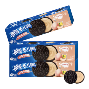奥利奥白桃乌龙味夹心饼干97g*3盒 独立小包装下午茶早餐儿童饼干