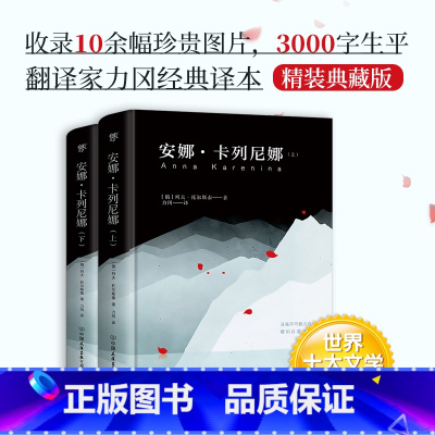 [正版]精装典藏版安娜卡列尼娜 列夫托尔斯泰 书经典原著完整无删减中文版全译本外国现当代文学课外阅读世界经典文学名著