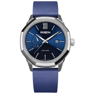 劳士顿(ROSDN)无畏系列手表男自动机械表运动简约胶带男士怀表时尚精选国产潮流男表G2190
