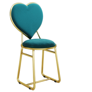 鑫环境 化妆椅子轻奢高级网红梳妆台凳子简约现代靠背美甲椅