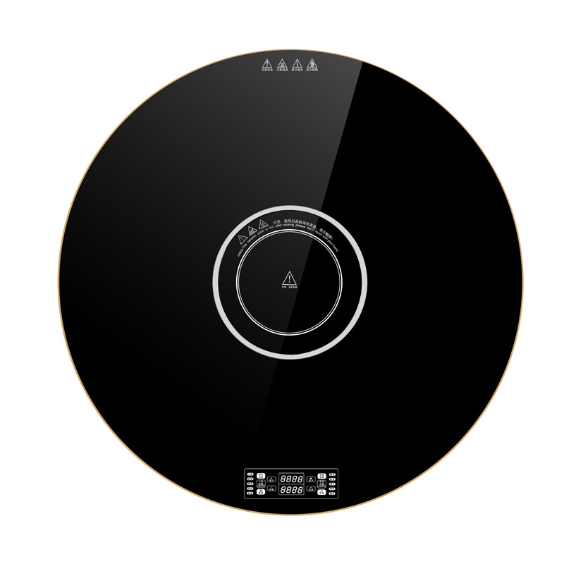 先科暖菜板+可煮火锅+电动旋转+100cm黑色