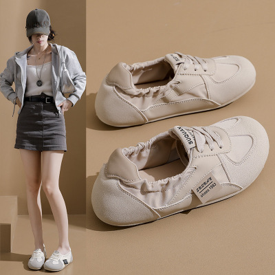 2026春季新款ins韩版透气小白鞋女学生百搭休闲运动德训女鞋