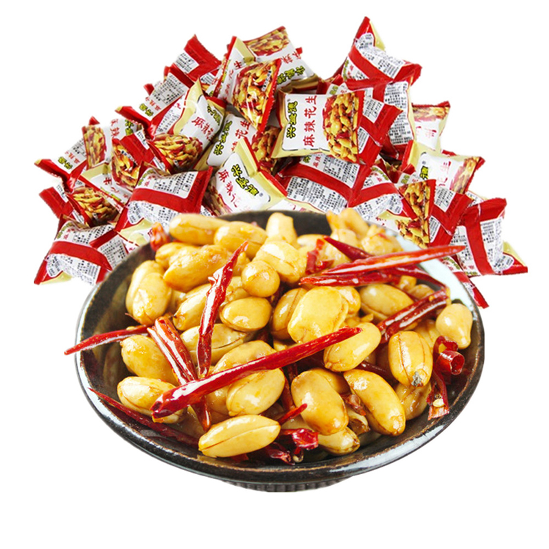 兴盛德麻辣味花生手抓包400g零食小吃特产袋装(两袋起售)