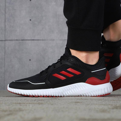 adidas阿迪达斯运动鞋男鞋2020秋季新款Bounce缓震休闲透气跑步鞋G54871