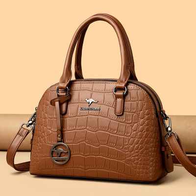 包包女包新款2026多隔层大气斜挎包女中年单肩包手提包女