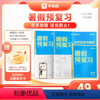 二升三语数暑假预复习(二年级使用) 小学通用 [正版]暑假预复习一升二升三四五年级二年级上下册数学语文英语小学生暑假作业