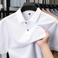 polo衫纯色简约男款半袖春夏透气短袖上衣新款男士薄款翻领百搭_558