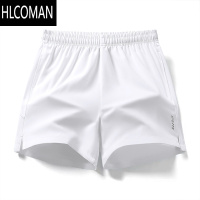 HLCOMAN夏季男女速干yy运动短裤羽毛球裤篮球田径训练三分裤带口袋跑步裤