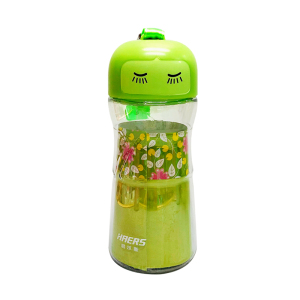 哈尔斯儿童水杯学生大容量防摔简约塑料杯女男生可爱便携带提绳