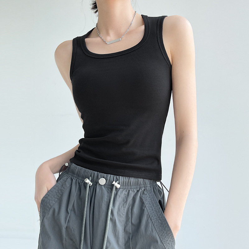 吊带背心女内搭2025新款夏季外穿遮副乳工字宽肩带内搭无袖上衣潮
