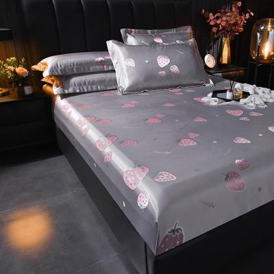 家柏饰(CORATED)夏季冰丝凉席1.5米1.8m床可折叠水洗夏凉软席子单人学生宿舍床笠2