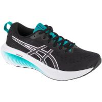 ASICS跑步鞋女缓震稳定支撑舒适贴合灵活性高黑色网纱面料