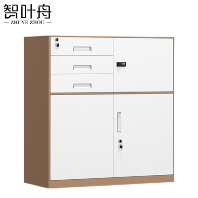 智叶舟矮柜储物柜偏三抽850*390*1020mm台
