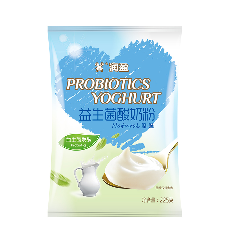 润盈(biogrowing)原味益生菌酸奶发酵粉剂 酸奶菌粉 225g/袋装