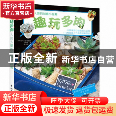 正版 趣玩多肉(人见人爱的创意小盆栽) (韩)元钟姬|译者:李小晨