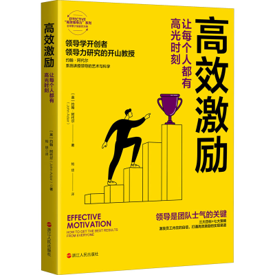 醉染图书高效激励 让每个人都有高光时刻9787213106934