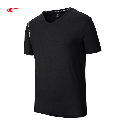 赛琪夏季新款冰丝短袖运动T恤透气圆领男士舒适运动跑步休闲男上衣潮118275