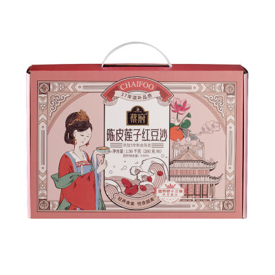 蔡府 陈皮莲子红豆沙1.56kg