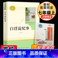 [正版]白洋淀纪事原著七年级上册书统编版名著阅读课程化丛书配套阅读人教版初一7年级课外经典阅读人民教育出版社