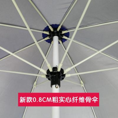 汽车撑伞架三吸盘式遮阳伞折叠教练车防晒太阳伞驾校专用车顶雨伞52寸(2.4米)8mm两层伞(含底座)