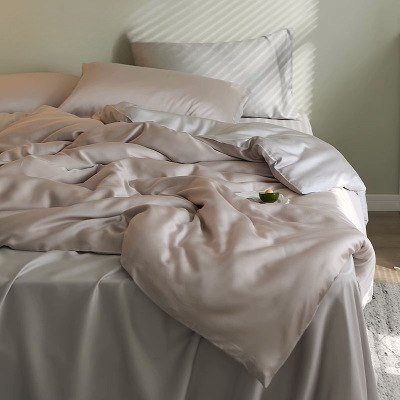 2026夏季凉感天丝四件套轻奢高级感冰丝床单被套丝滑床上用品