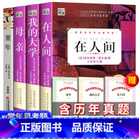 全4册 童年+在人间+我的大学+母亲 [正版]全2册在人间和我的大学高尔基原著完整版小学生初中三四五六七年级初一课外阅读