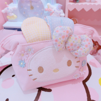 美帮汇日系美乐蒂拉链化妆包口红包便携小包包大耳狗零钱包