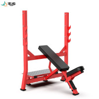 韦步EM957商用悍马系列健身房卧姿式上斜推胸训练架杠铃推举椅