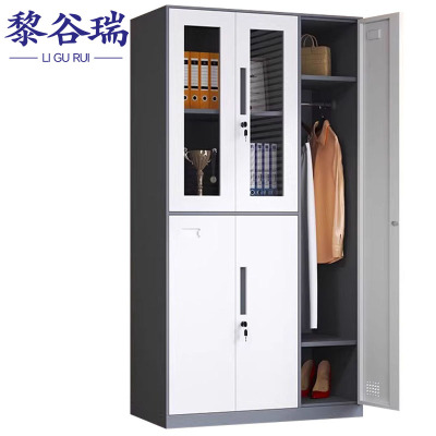 黎谷瑞 衣柜 五门90*50*185cm 台(灰白套色)