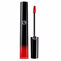 阿玛尼(ARMANI)唇釉臻致丝绒哑光 黑管唇釉口红 漆光唇釉口红6ml 400#深红色 不带闪