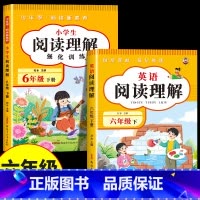 [六下 2册]语文阅读理解+英语阅读理解 小学六年级 [正版]2025新版六年级下册阅读理解强化训练上册小学生每日一练训