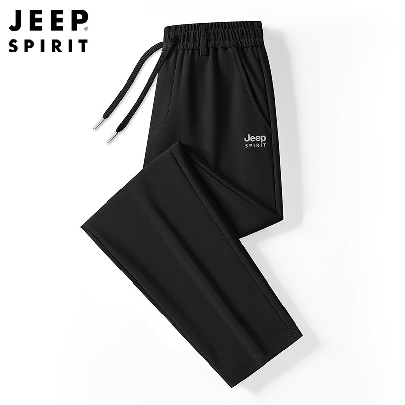 JEEPspirit男装运动裤男春秋季三防防水卫裤散口休闲长裤子6310