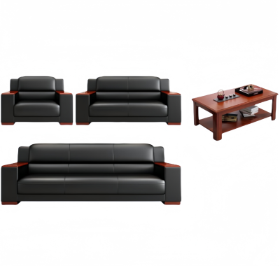 依韵珂商务沙发1+2+3+茶几套