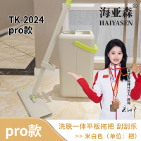 海亚森 TK-2024 pro款 洗脱一体平板拖把 刮刮乐 1套/箱(单位:套)