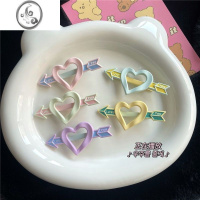JiMiins爱心发夹女侧边刘海前额发卡新款可爱夹子头饰卡子后脑勺边夹