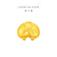 周大福马年生肖系列 “拍马屁”足金黄金转运珠送礼物R37737