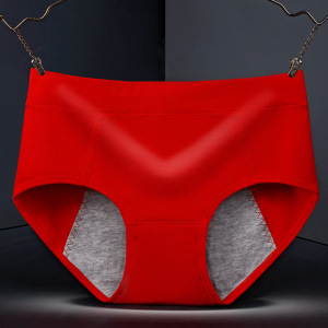 纯棉女士生理内裤 纯棉经期防侧漏生理裤 经期防漏内裤厂家